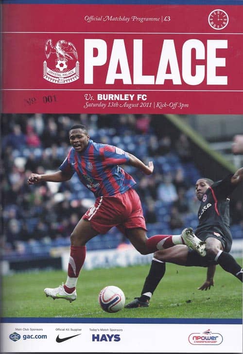 Crystal Palace FC v Burnley FC